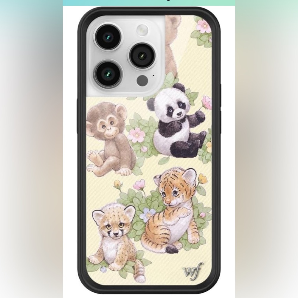 Wildflower Phone case. “Safari Babies”
